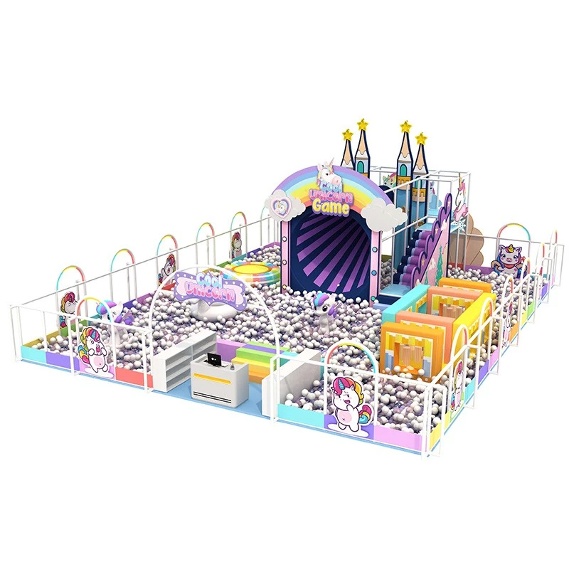 Unicorn-Themed Indoor Amusement Playground factory